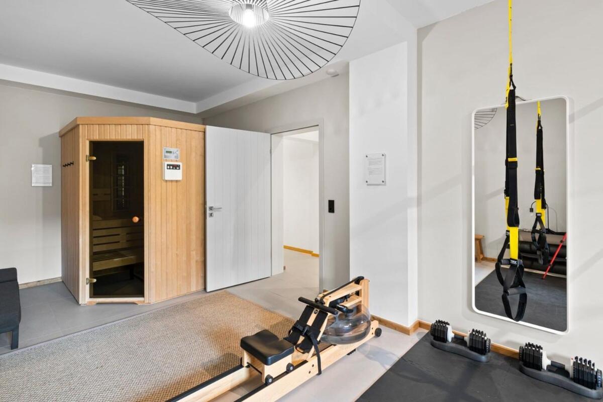 Luxus Meerblick Strand & Sauna & Garten & Heimkino Glowe Exterior foto
